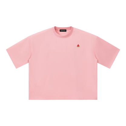 Unisex Boxy Mesh Crewneck T-Shirt