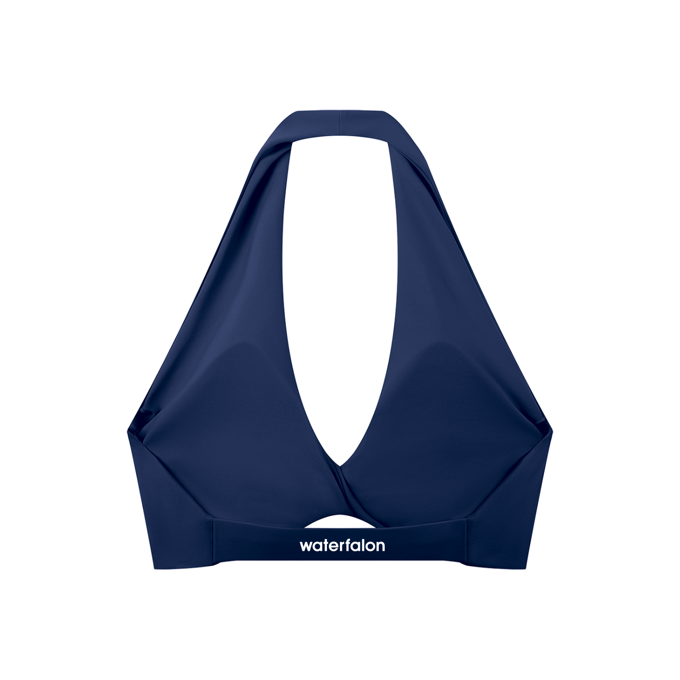 Women's Pleated Halter Sports Bra
