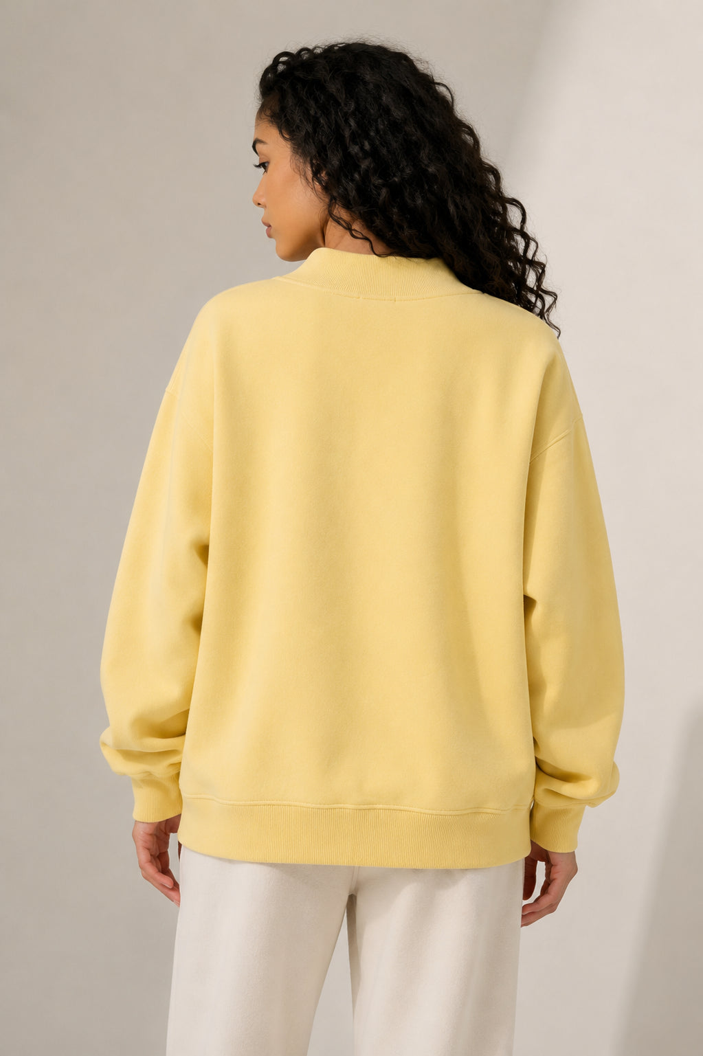 Mock-Neck Sweatshirt