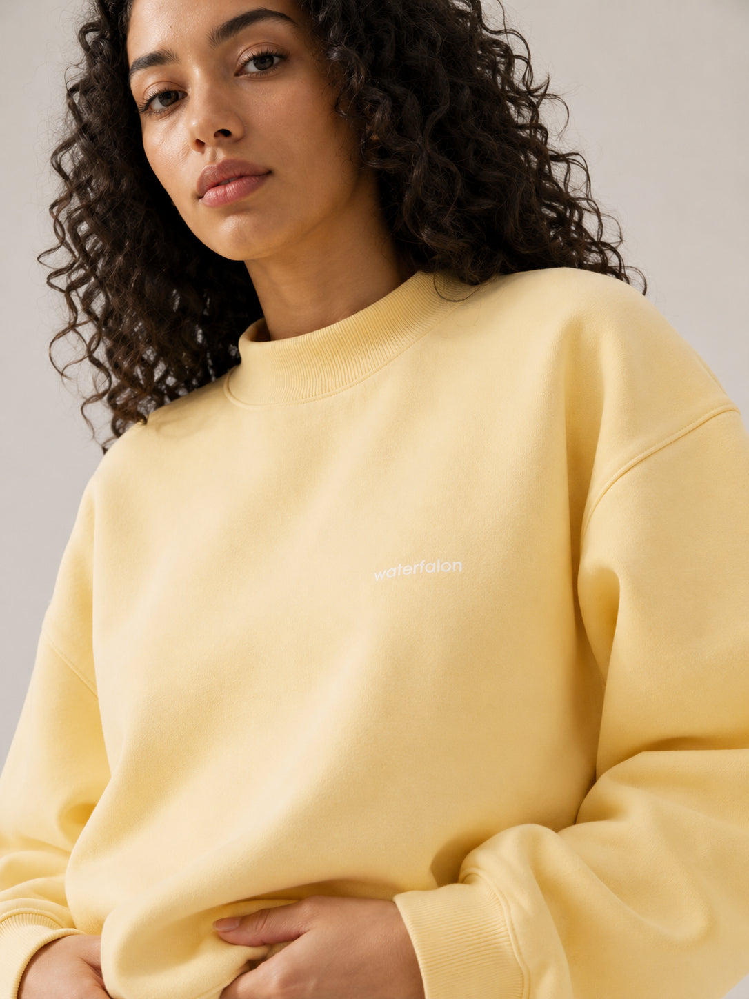 Mock-Neck Sweatshirt
