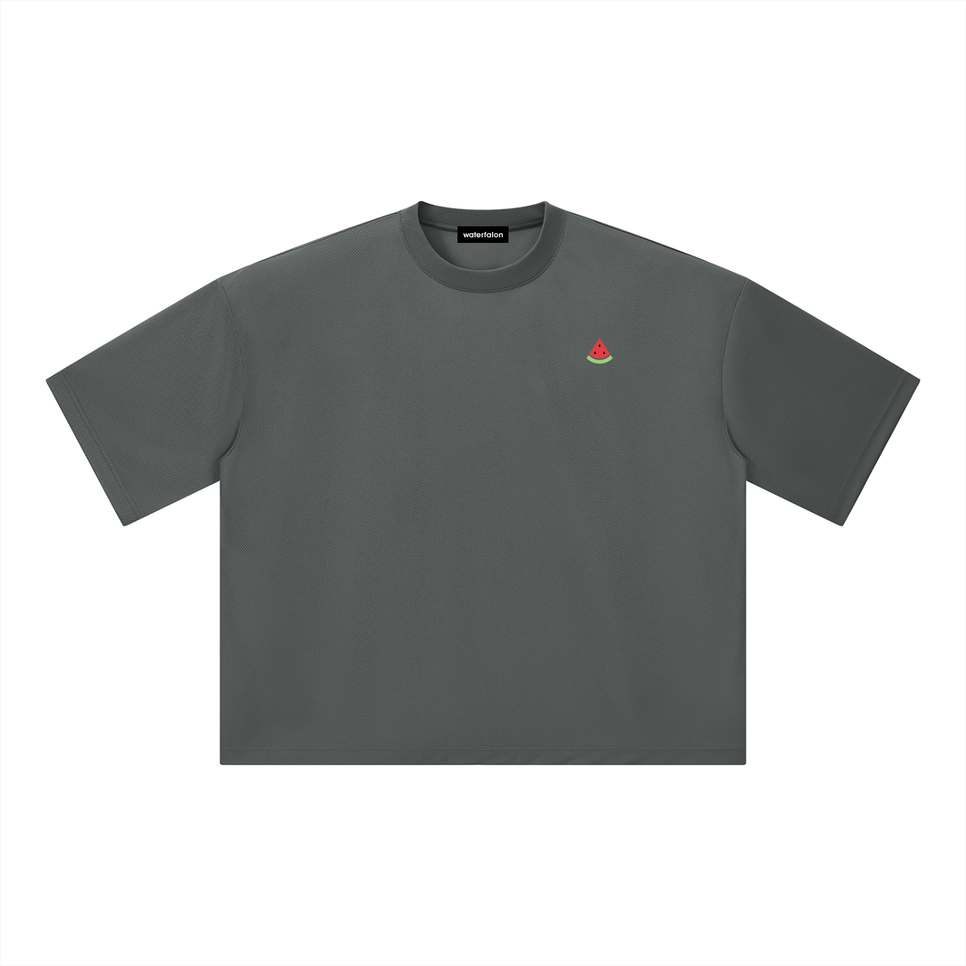 Unisex Boxy Mesh Crewneck T-Shirt