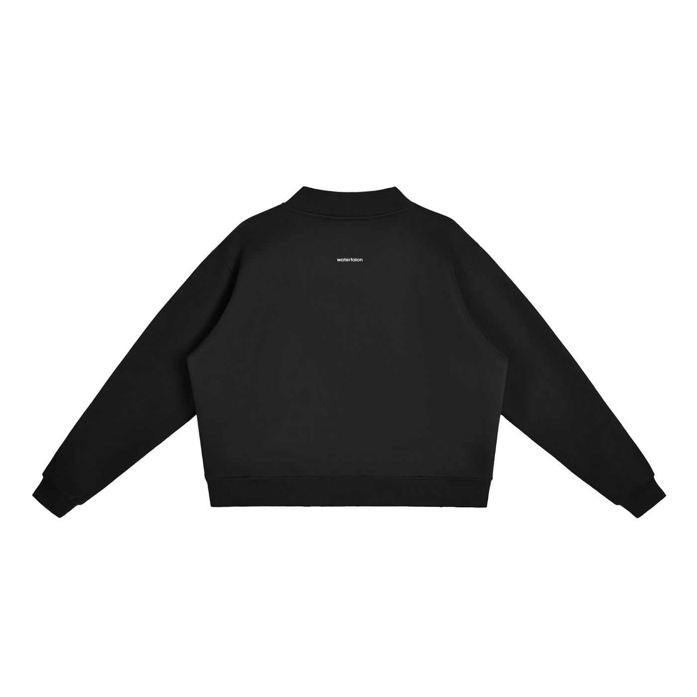 Fleece Mock-Neck Sweatshirt