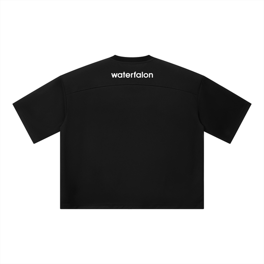 Unisex Boxy Mesh Crewneck T-Shirt