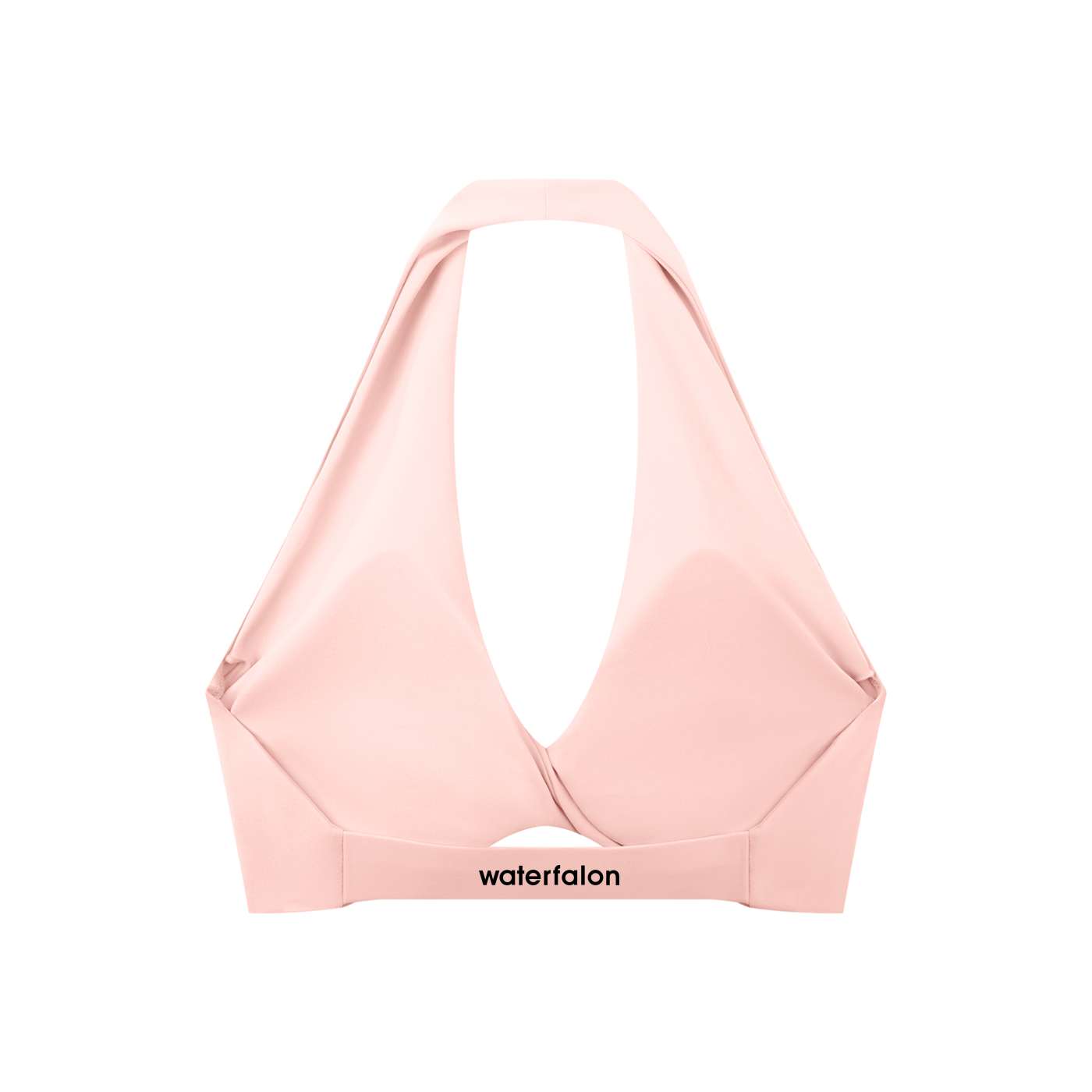 Women's Pleated Halter Sports Bra
