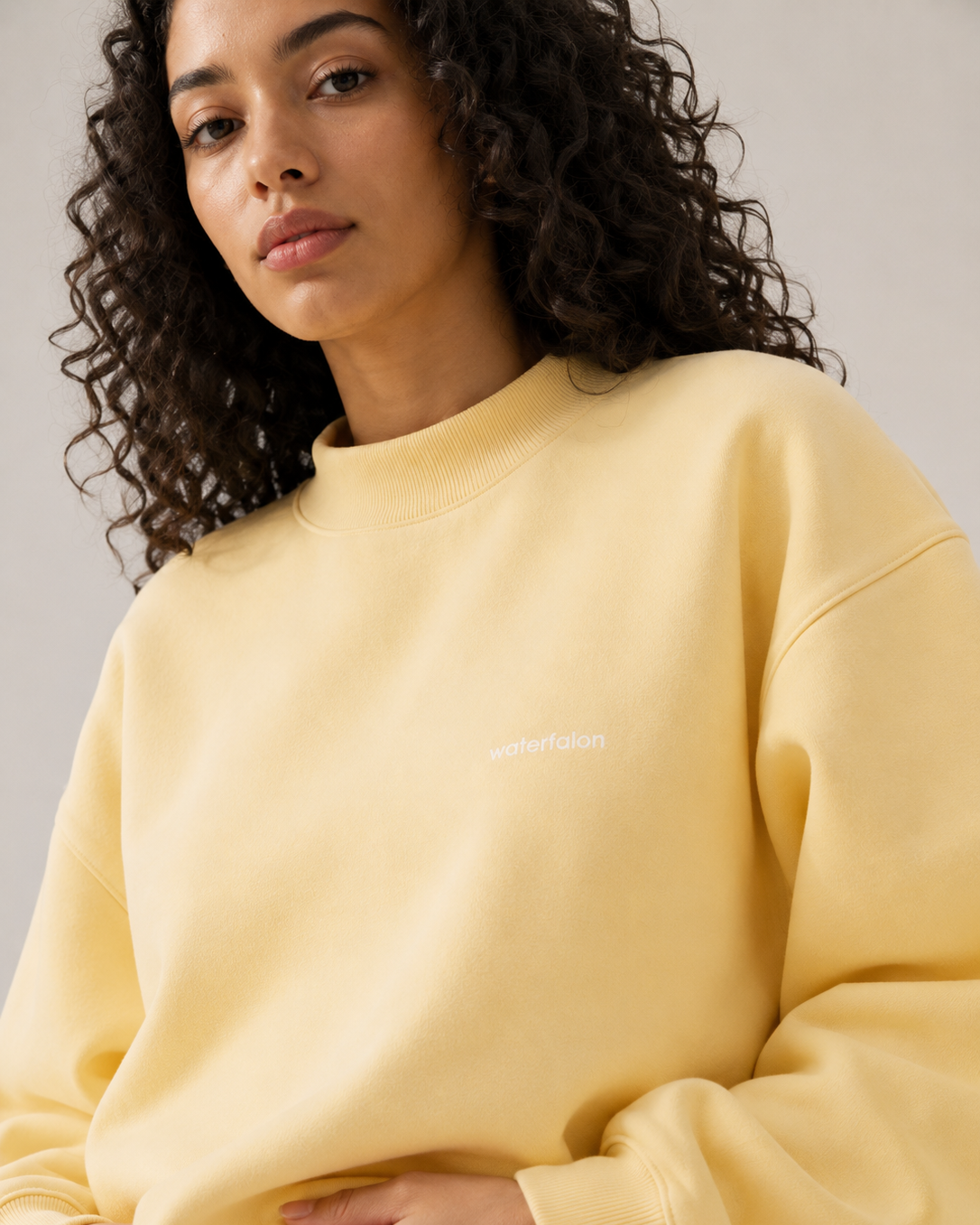 Mock-Neck Sweatshirt