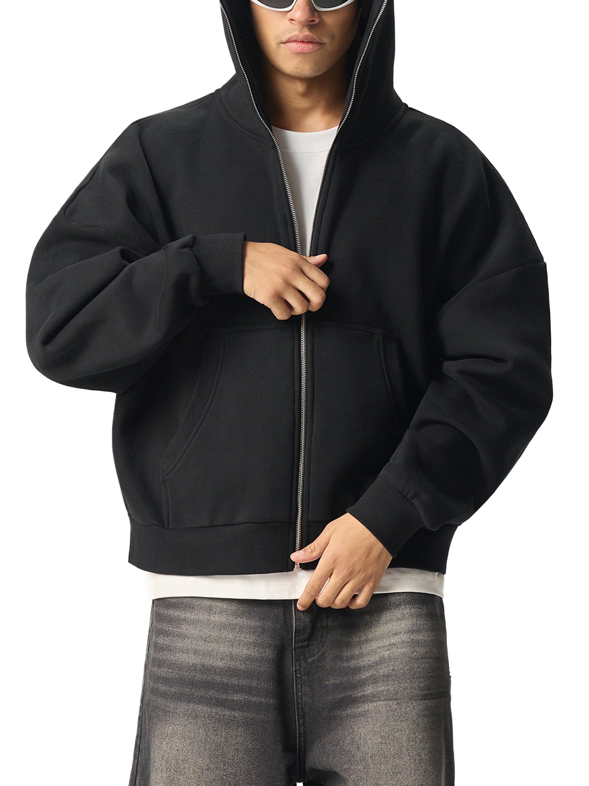 Fleece Zip Hoodie
