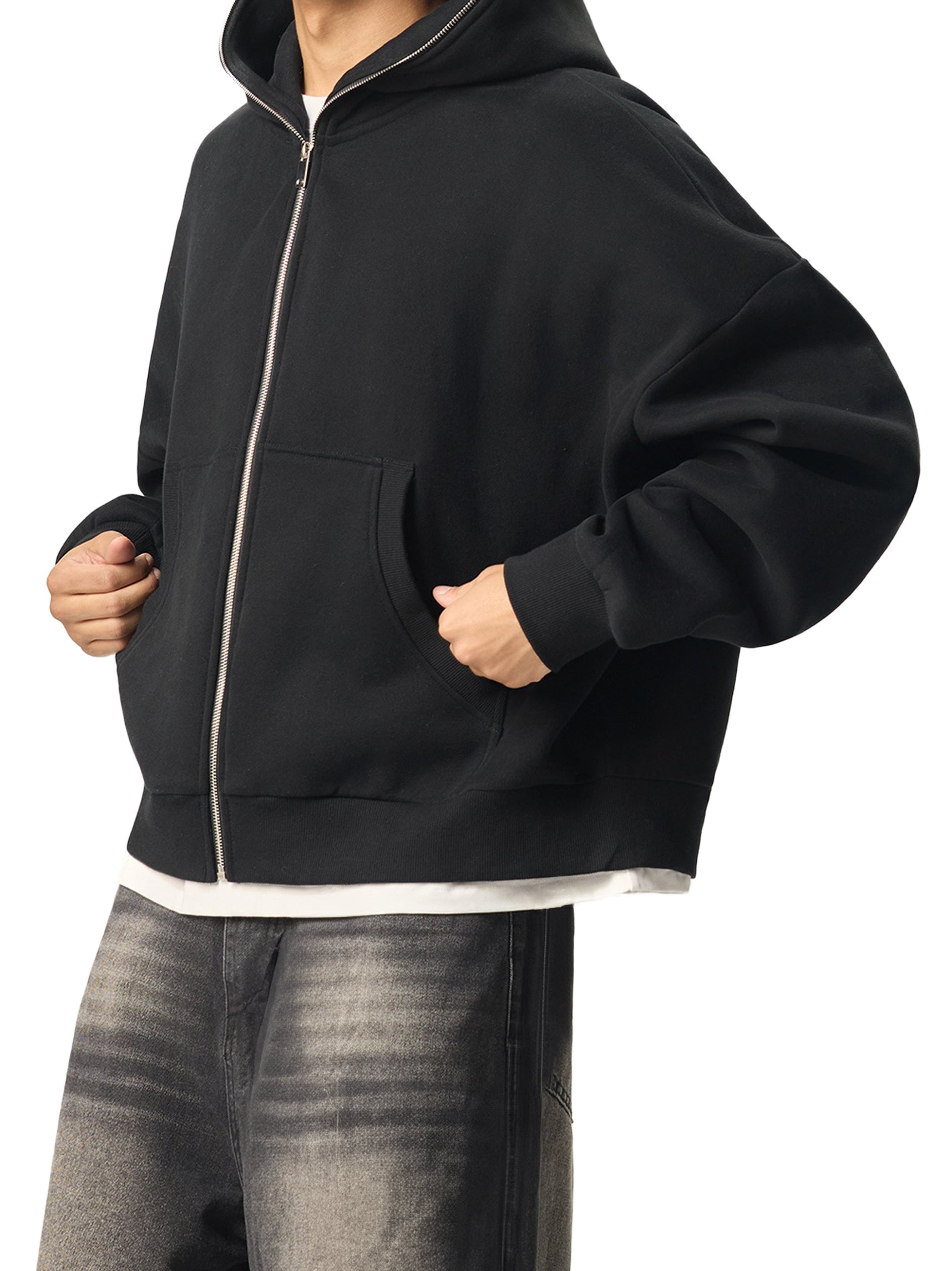 Fleece Zip Hoodie