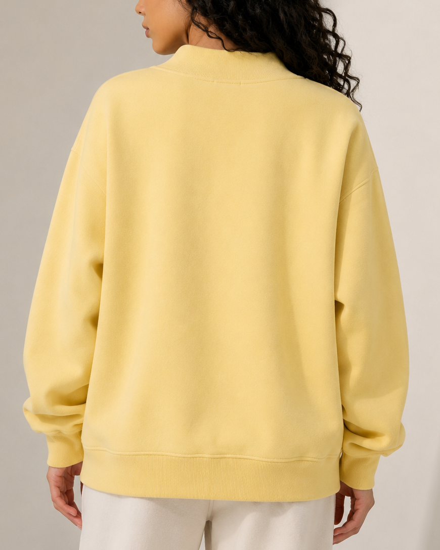 Mock-Neck Sweatshirt