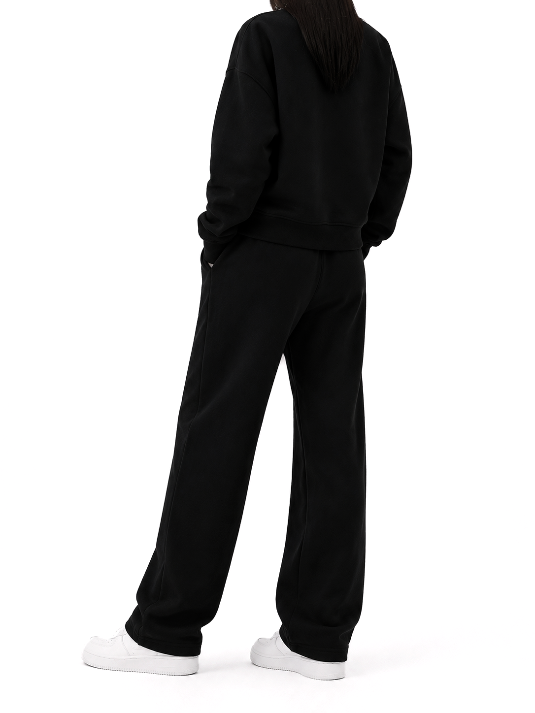 Fleece Straight-Leg Pants