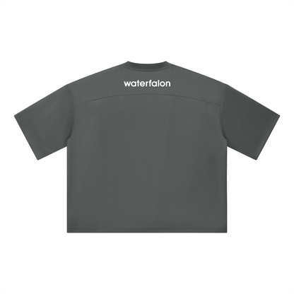 Unisex Boxy Mesh Crewneck T-Shirt