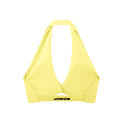 Women's Pleated Halter Sports Bra