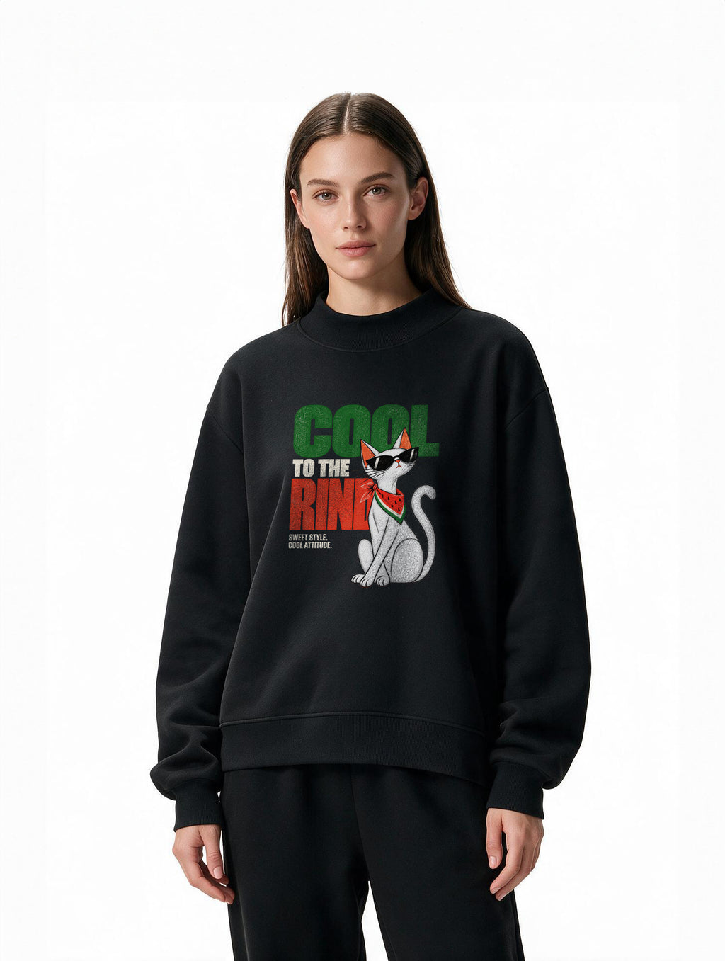 Melon Cat Sweatshirt